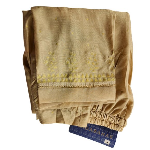 Womens Designer Trouser Pants Embellished Silk Viscose Sadabahar Brand Pakistani - Picture 3 of 16